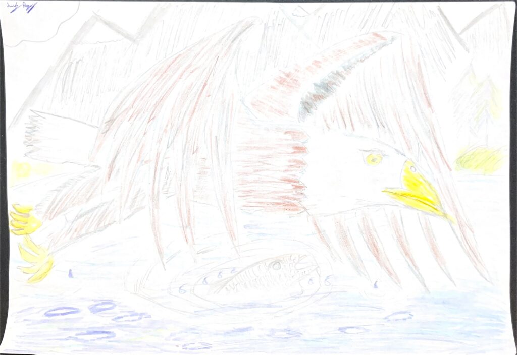 Lutz Raehmel: Der Adler auf Jagd (Junior)